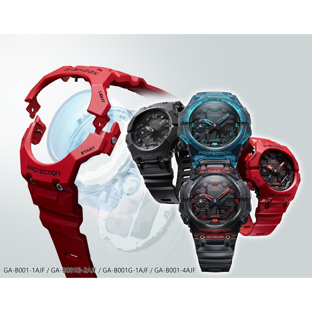 G-SHOCK Gショック GA-B001-1AJF メンズ アナデジ 腕時計 オールブラック Bluetooth搭載 スマートフォンリンク CASIO カシオ