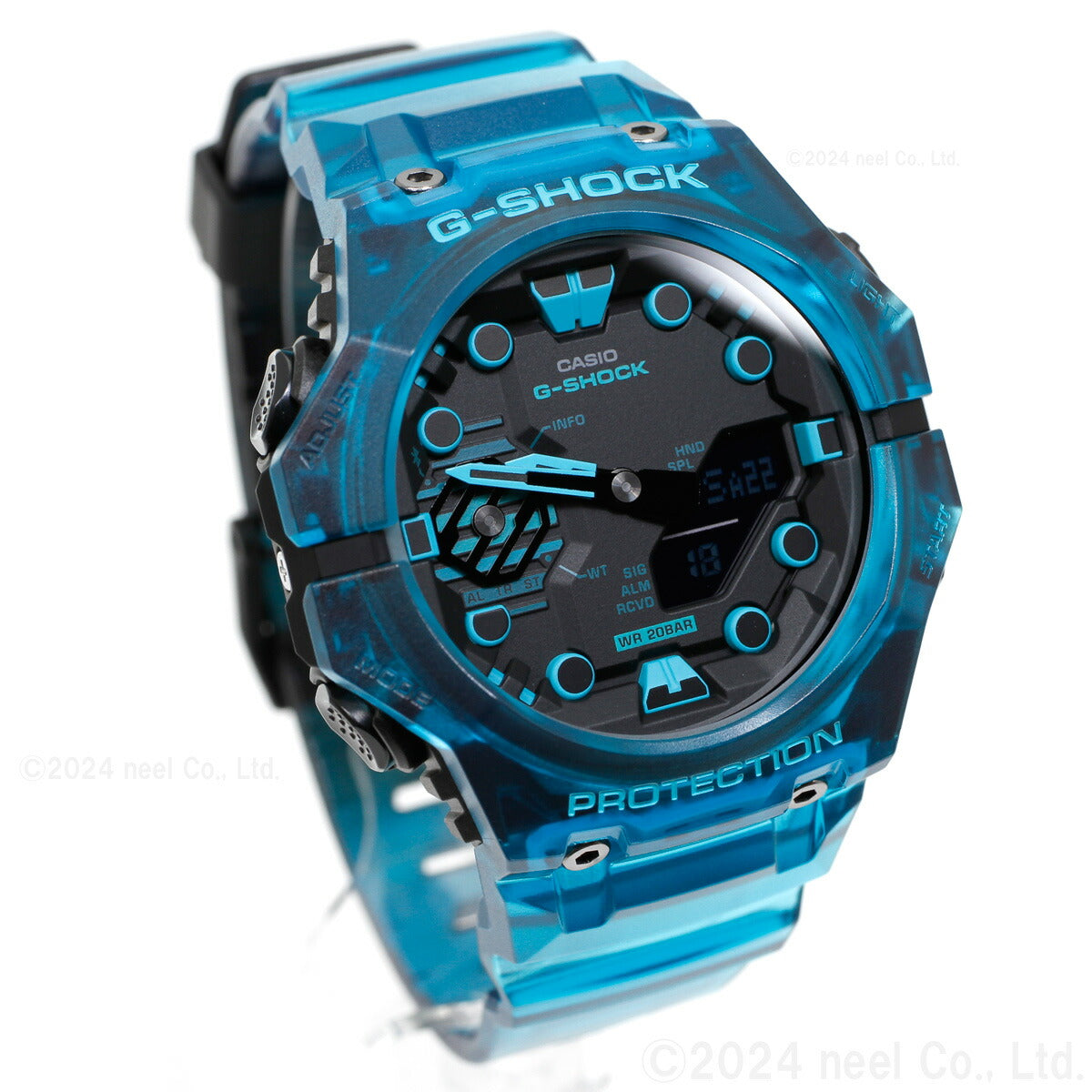 G-SHOCK Gショック GA-B001G-2AJF メンズ アナデジ 腕時計 ターコイズブルー Bluetooth搭載 スマートフォンリンク CASIO カシオ