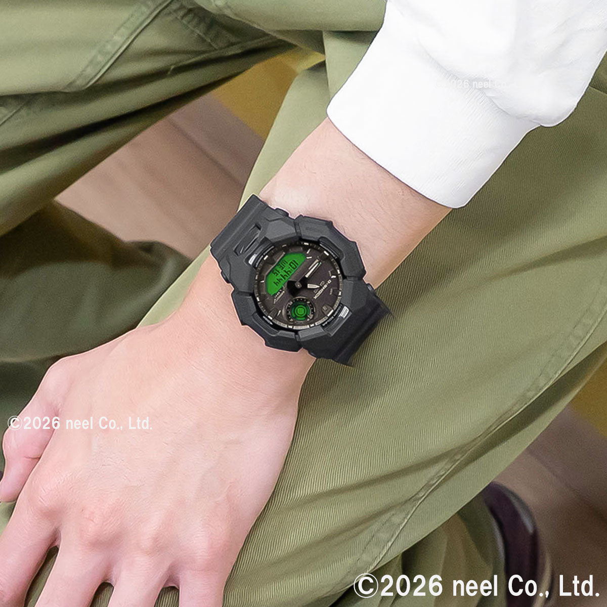 G-SHOCK カシオ Gショック CASIO ソーラー アナデジ 腕時計 メンズ GA-B010BEG-1AJF BLACK AND ELECTRO GREEN エレクトログリーン【2026 新作】