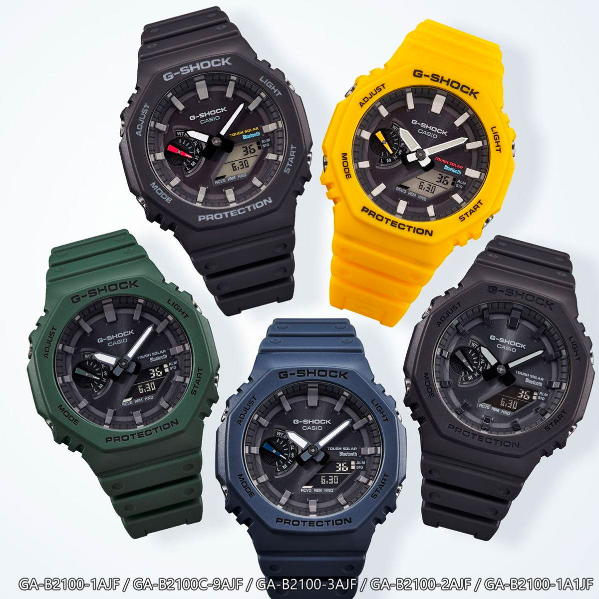 G-SHOCK ソーラー カシオ Gショック CASIO 腕時計 メンズ GA-B2100-1AJF タフソーラー スマートフォンリンク オールブラック