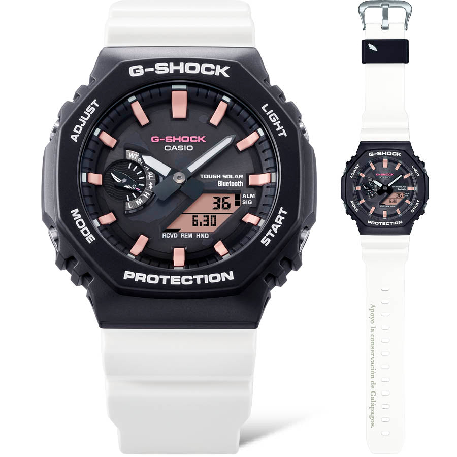 G-SHOCK カシオ Gショック CASIO チャールズ・ダーウィン財団 コラボ ソーラー 腕時計 メンズ GA-B2100CD-1A7JR タフソーラー スマートフォンリンク Love The Sea And The Earth【2024 新作】