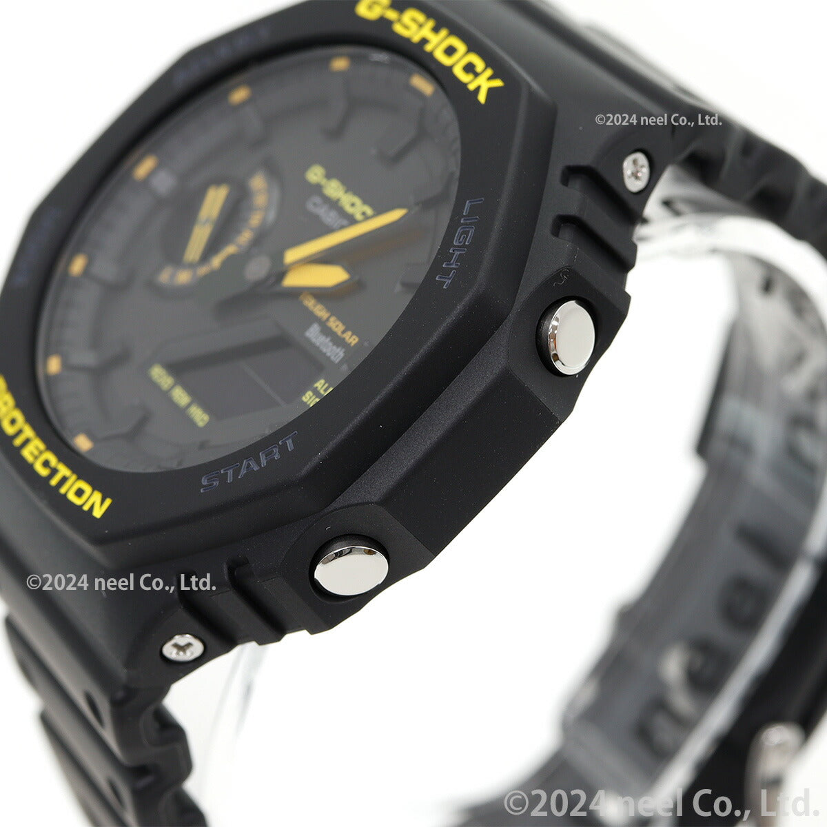 G-SHOCK カシオ Gショック CASIO ソーラー アナデジ 腕時計 メンズ GA-B2100CY-1AJF タフソーラー Caution Yellow シリーズ ブラック イエロー