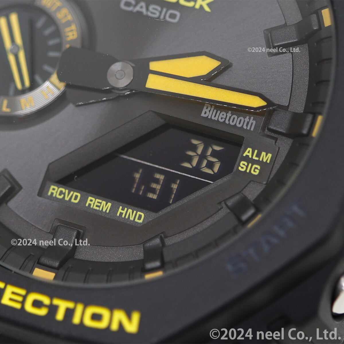 G-SHOCK カシオ Gショック CASIO ソーラー アナデジ 腕時計 メンズ GA-B2100CY-1AJF タフソーラー Caution Yellow シリーズ ブラック イエロー