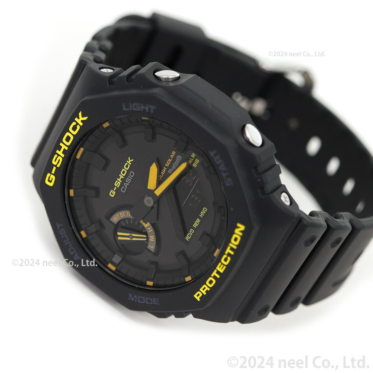 G-SHOCK カシオ Gショック CASIO ソーラー アナデジ 腕時計 メンズ GA-B2100CY-1AJF タフソーラー Caution Yellow シリーズ ブラック イエロー