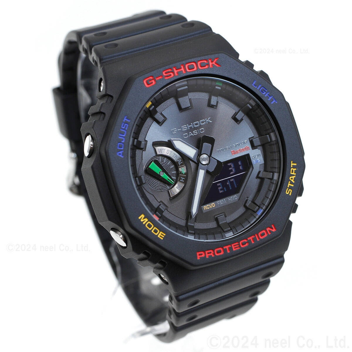 G-SHOCK カシオ Gショック CASIO ソーラー 限定モデル 腕時計 メンズ GA-B2100FC-1AJF タフソーラー スマートフォンリンク MULTICOLOR ACCENTS ブラック