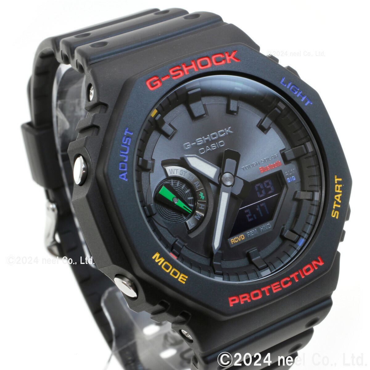 G-SHOCK カシオ Gショック CASIO ソーラー 限定モデル 腕時計 メンズ GA-B2100FC-1AJF タフソーラー スマートフォンリンク MULTICOLOR ACCENTS ブラック