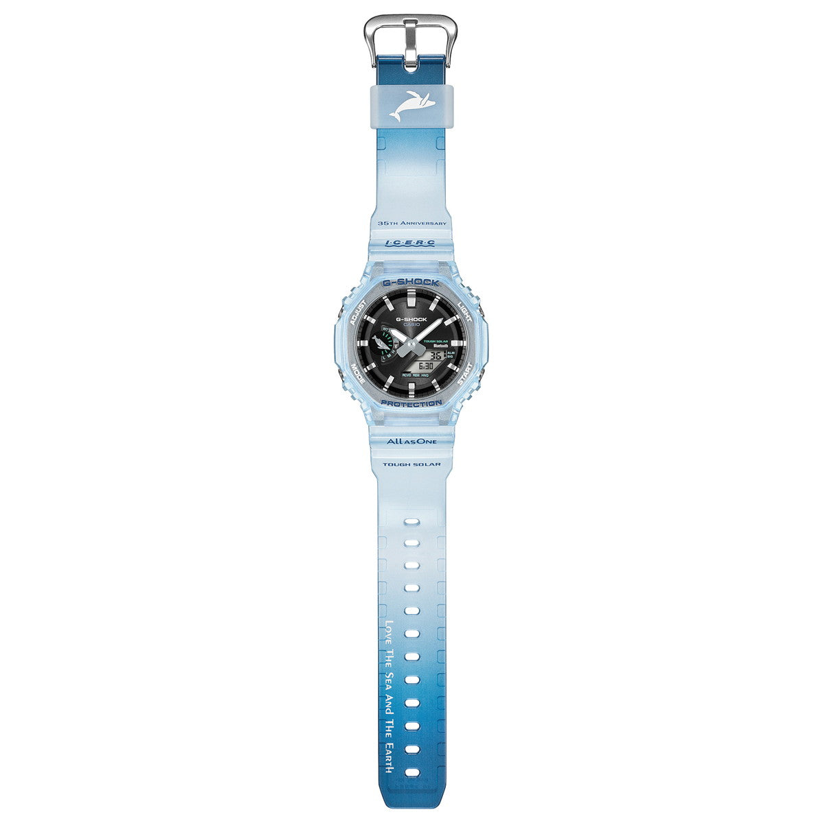 G-SHOCK カシオ Gショック CASIO アナデジ 腕時計 メンズ GA-B2100KB-2AJR タフソーラー スマートフォンリンク Love The Sea And The Earth クジラ【2026 新作】