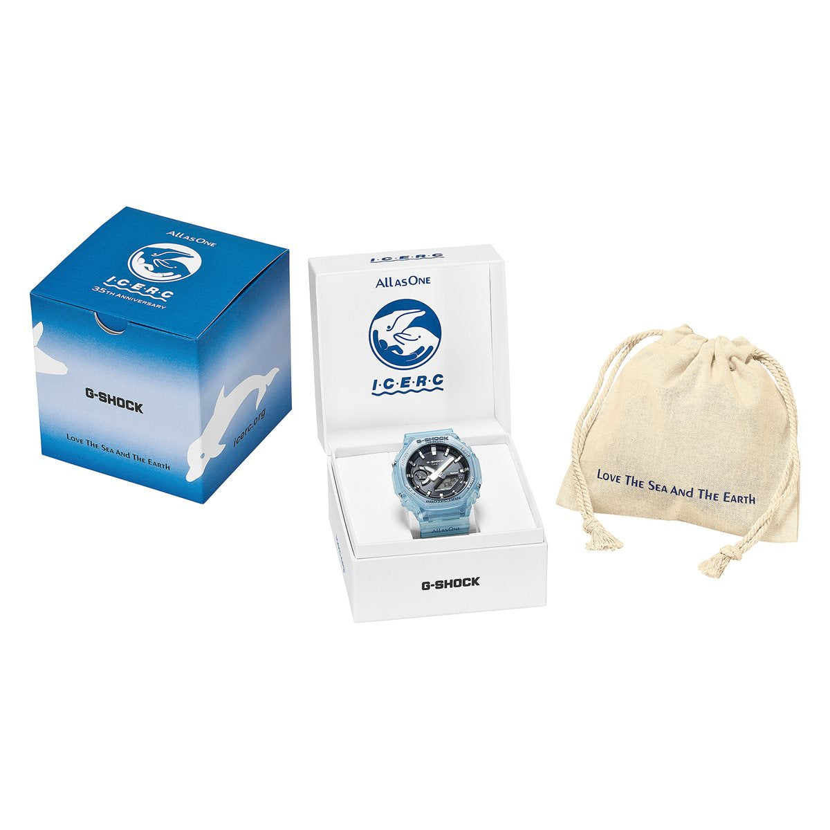 G-SHOCK カシオ Gショック CASIO アナデジ 腕時計 メンズ GA-B2100KB-2AJR タフソーラー スマートフォンリンク Love The Sea And The Earth クジラ【2026 新作】