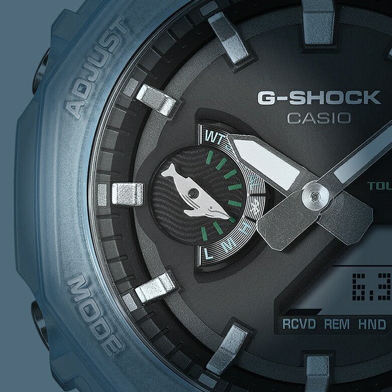 G-SHOCK カシオ Gショック CASIO アナデジ 腕時計 メンズ GA-B2100KB-2AJR タフソーラー スマートフォンリンク Love The Sea And The Earth クジラ【2026 新作】