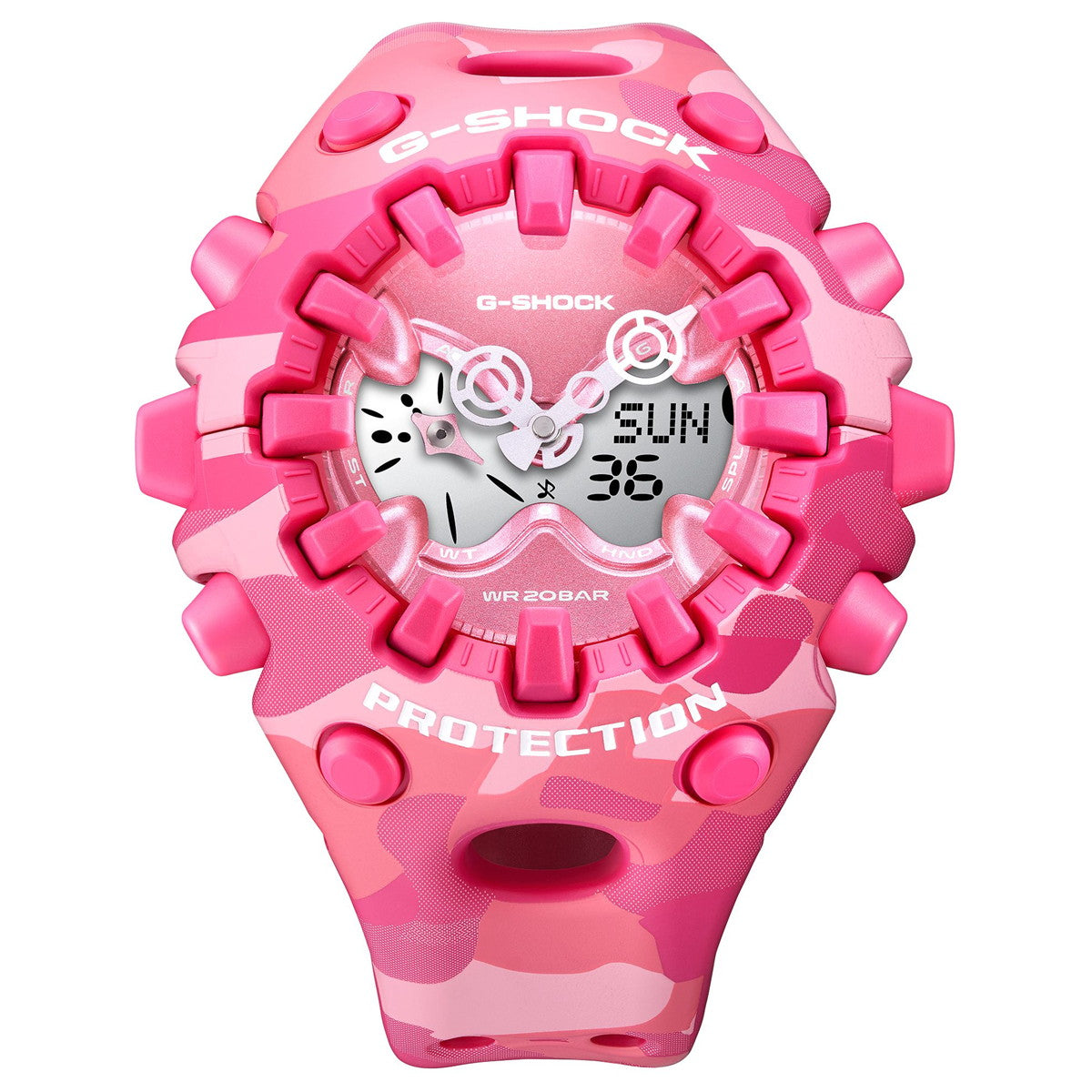 G-SHOCK カシオ Gショック CASIO アナデジ 限定モデル 腕時計 メンズ GA-V01CMG-4AJF BOLD CAMO Series COLOR CAMO ピンク【2026 新作】