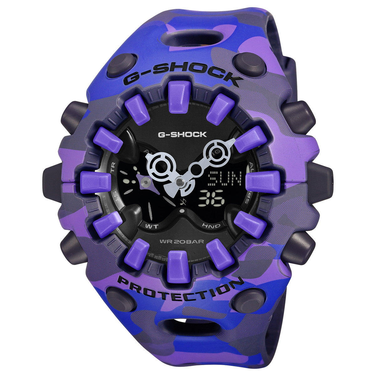 G-SHOCK カシオ Gショック CASIO アナデジ 限定モデル 腕時計 メンズ GA-V01CMG-6AJF BOLD CAMO Series COLOR CAMO パープル【2026 新作】