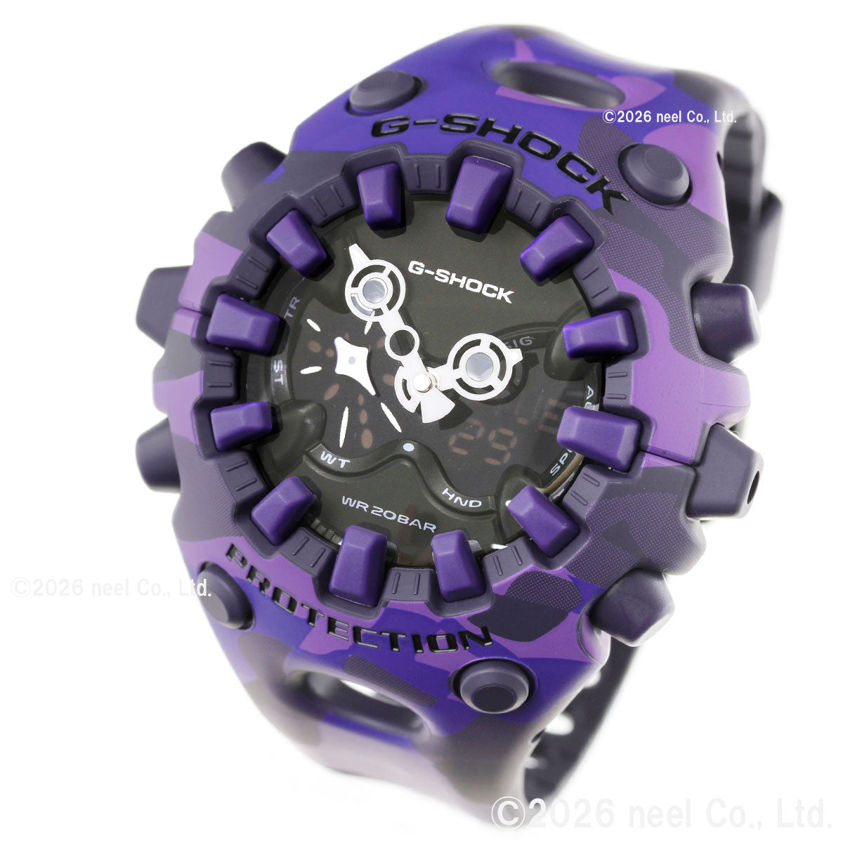 G-SHOCK カシオ Gショック CASIO アナデジ 限定モデル 腕時計 メンズ GA-V01CMG-6AJF BOLD CAMO Series COLOR CAMO パープル【2026 新作】