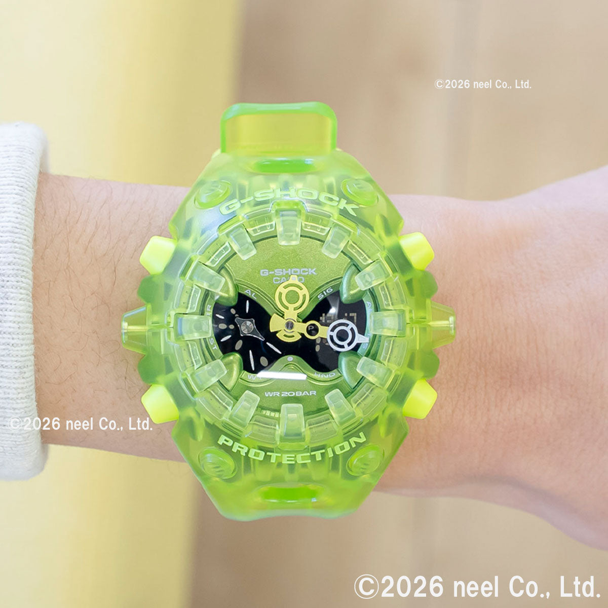 G-SHOCK カシオ Gショック CASIO アナデジ 限定モデル 腕時計 メンズ GA-V01SKE-3AJF TRANSPARENT PACK【2026 新作】