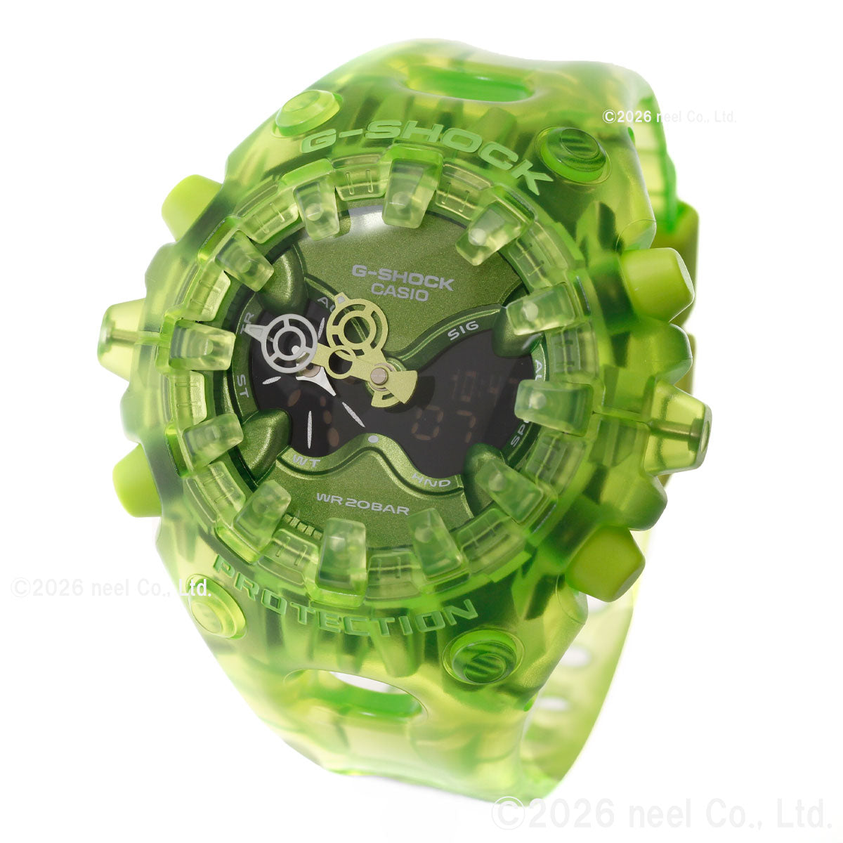 G-SHOCK カシオ Gショック CASIO アナデジ 限定モデル 腕時計 メンズ GA-V01SKE-3AJF TRANSPARENT PACK【2026 新作】