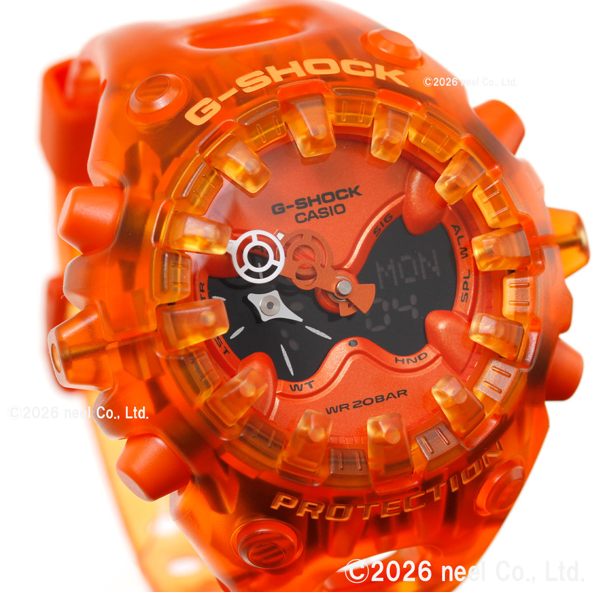 G-SHOCK カシオ Gショック CASIO アナデジ 限定モデル 腕時計 メンズ GA-V01SKE-4AJF TRANSPARENT PACK【2026 新作】