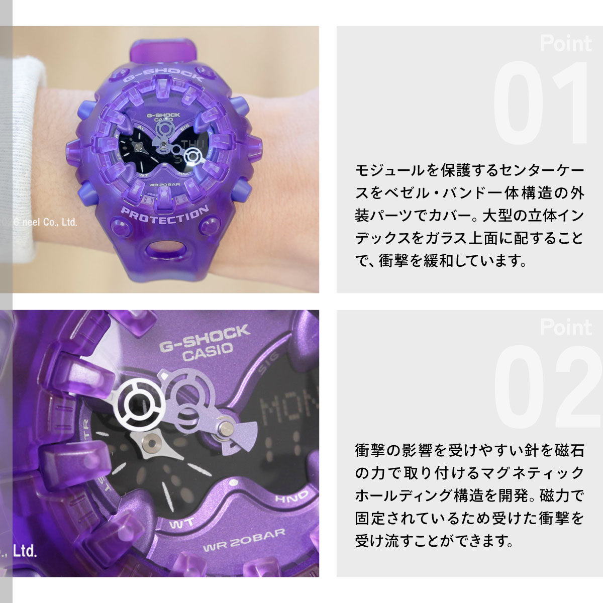 G-SHOCK カシオ Gショック CASIO アナデジ 限定モデル 腕時計 メンズ GA-V01SKE-6AJF TRANSPARENT PACK【2026 新作】