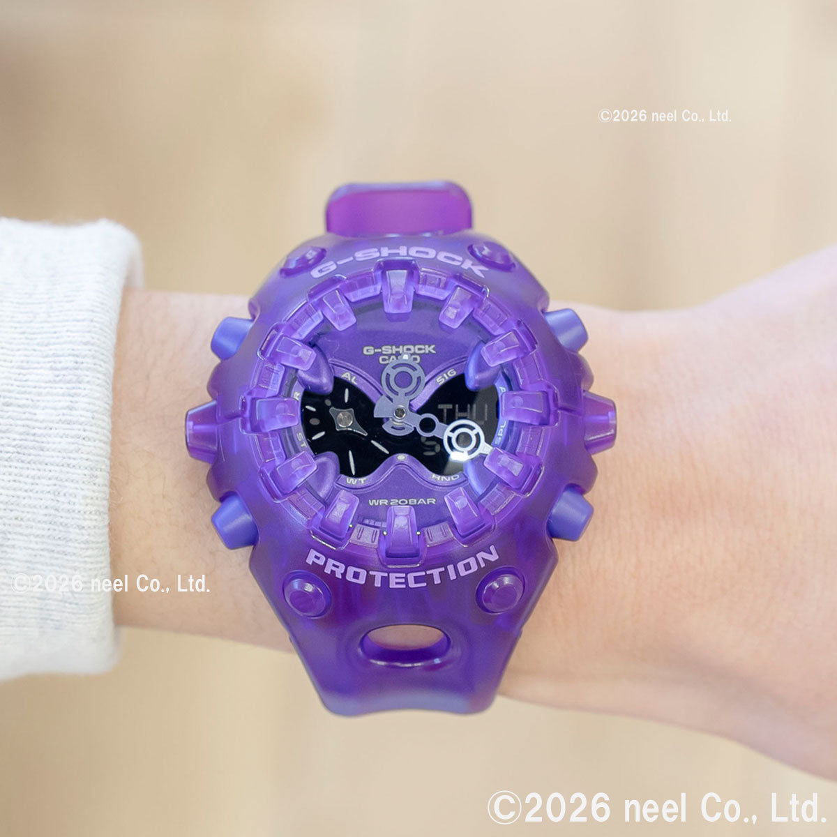 G-SHOCK カシオ Gショック CASIO アナデジ 限定モデル 腕時計 メンズ GA-V01SKE-6AJF TRANSPARENT PACK【2026 新作】