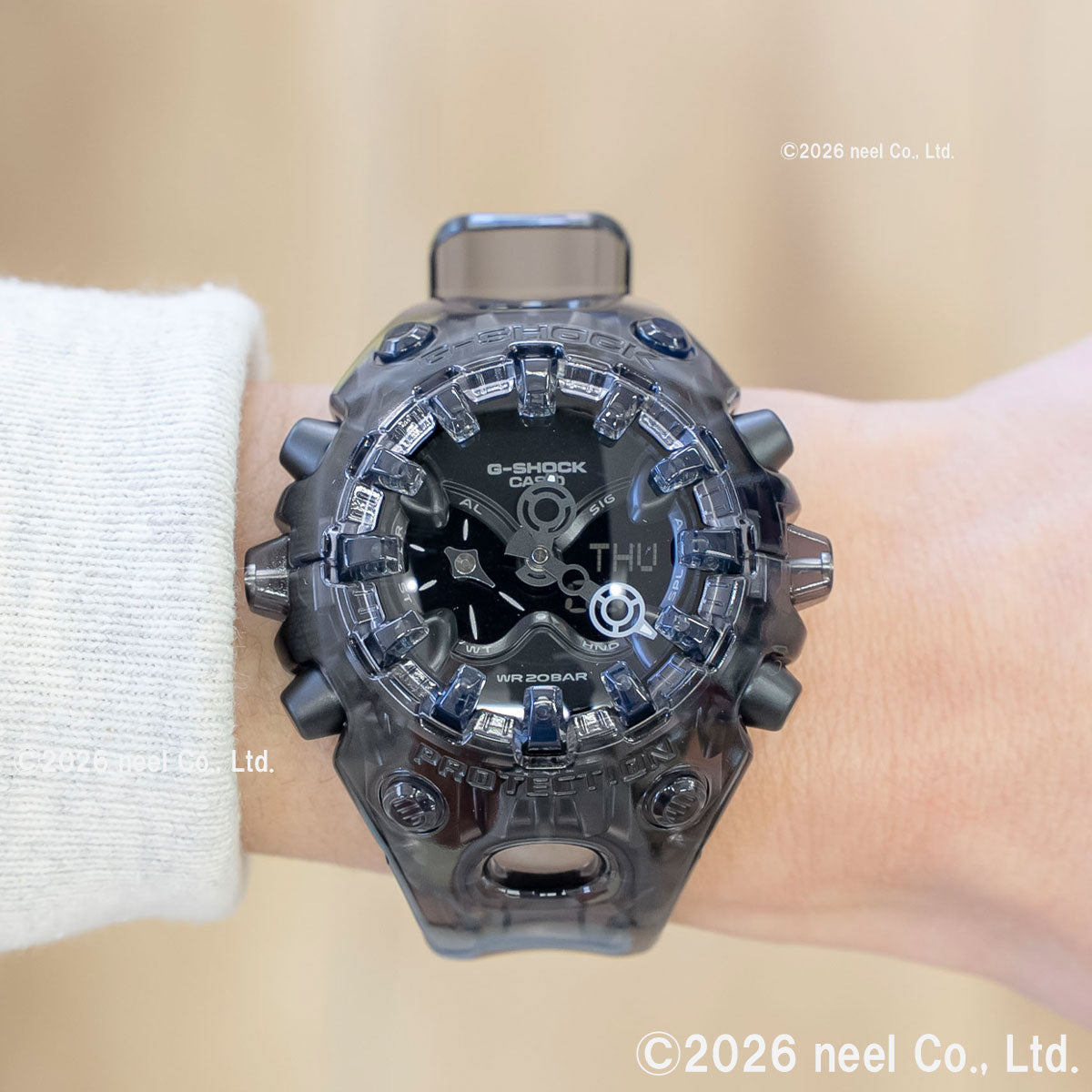 G-SHOCK カシオ Gショック CASIO アナデジ 限定モデル 腕時計 メンズ GA-V01SKE-8AJF TRANSPARENT PACK【2026 新作】