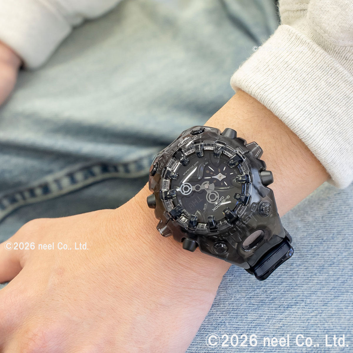 G-SHOCK カシオ Gショック CASIO アナデジ 限定モデル 腕時計 メンズ GA-V01SKE-8AJF TRANSPARENT PACK【2026 新作】