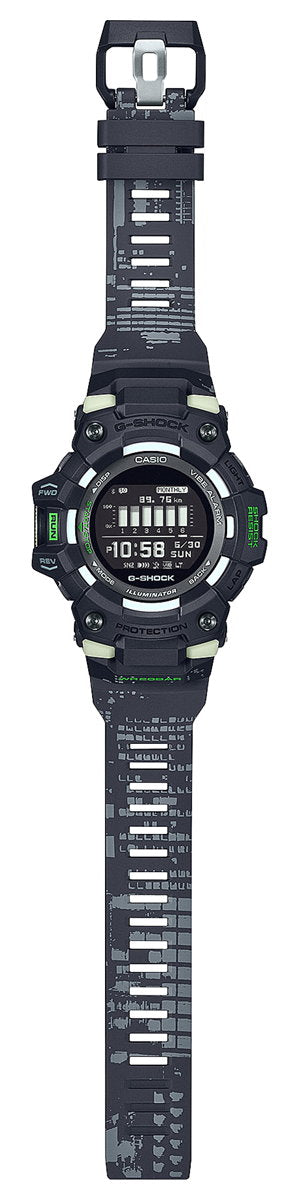 G-SHOCK Gショック G-SQUAD ジースクワッド GBD-200シリーズ GBD-100LM-1JF メンズ 腕時計 Bluetooth デジタル ブラック CASIO カシオ