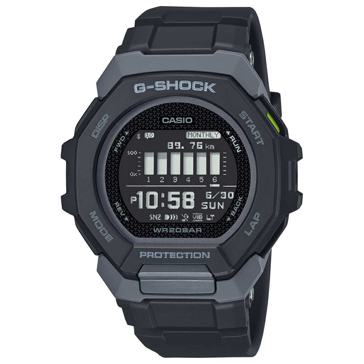 G-SHOCK G-SQUAD カシオ Gショック ジースクワッド CASIO GBD-300-1JF Bluetooth搭載 GPS 腕時計 メンズ スマートフォンリンク【2024 新作】