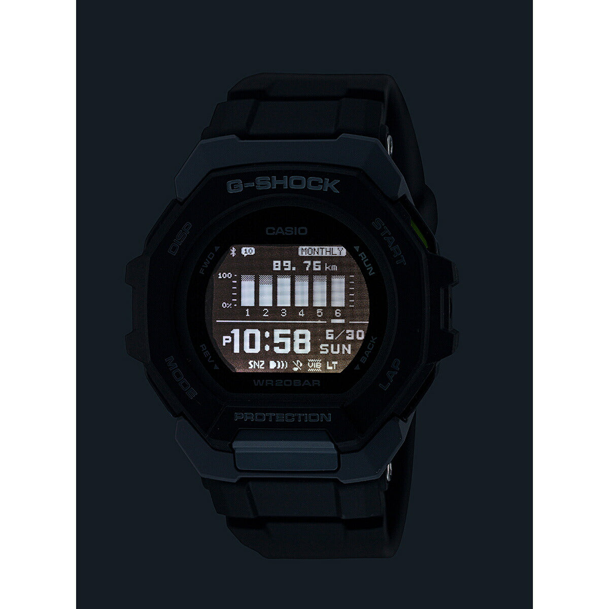 G-SHOCK G-SQUAD カシオ Gショック ジースクワッド CASIO GBD-300-1JF Bluetooth搭載 GPS 腕時計 メンズ スマートフォンリンク【2024 新作】