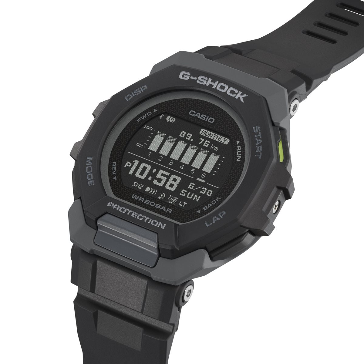 G-SHOCK G-SQUAD カシオ Gショック ジースクワッド CASIO GBD-300-1JF Bluetooth搭載 GPS 腕時計 メンズ スマートフォンリンク【2024 新作】