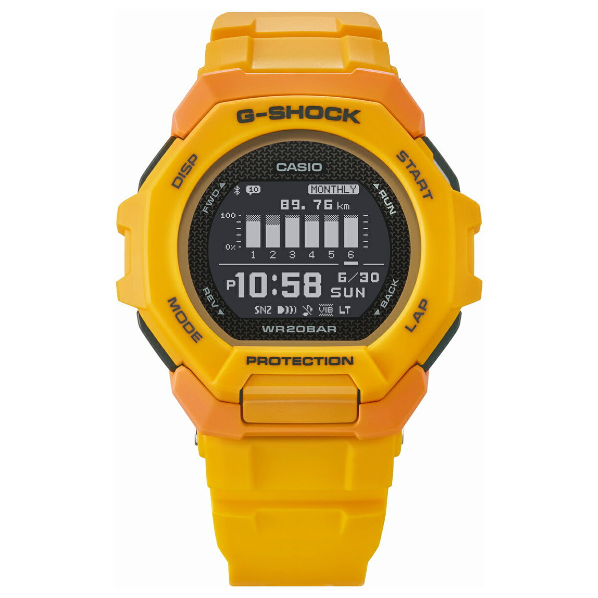 G-SHOCK G-SQUAD カシオ Gショック ジースクワッド CASIO GBD-300-9JF Bluetooth搭載 GPS 腕時 –  neel selectshop