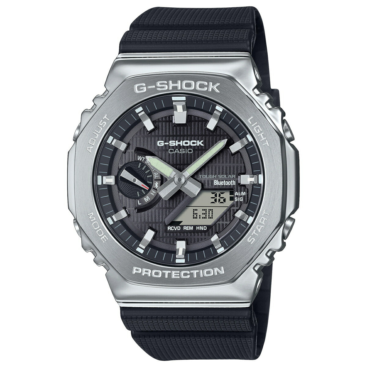 G-SHOCK カシオ Gショック CASIO アナデジ 腕時計 メンズ GBM-2100-1AJF ブラック メタルカバー【2024 新作】