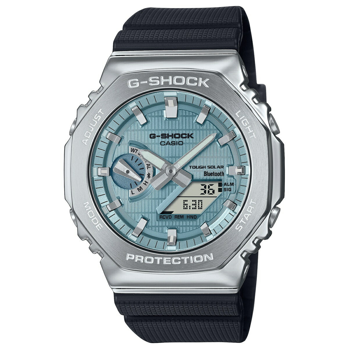 G-SHOCK カシオ Gショック CASIO アナデジ 腕時計 メンズ GBM-2100A-1A2JF ブルー メタルカバー【2024 新作】