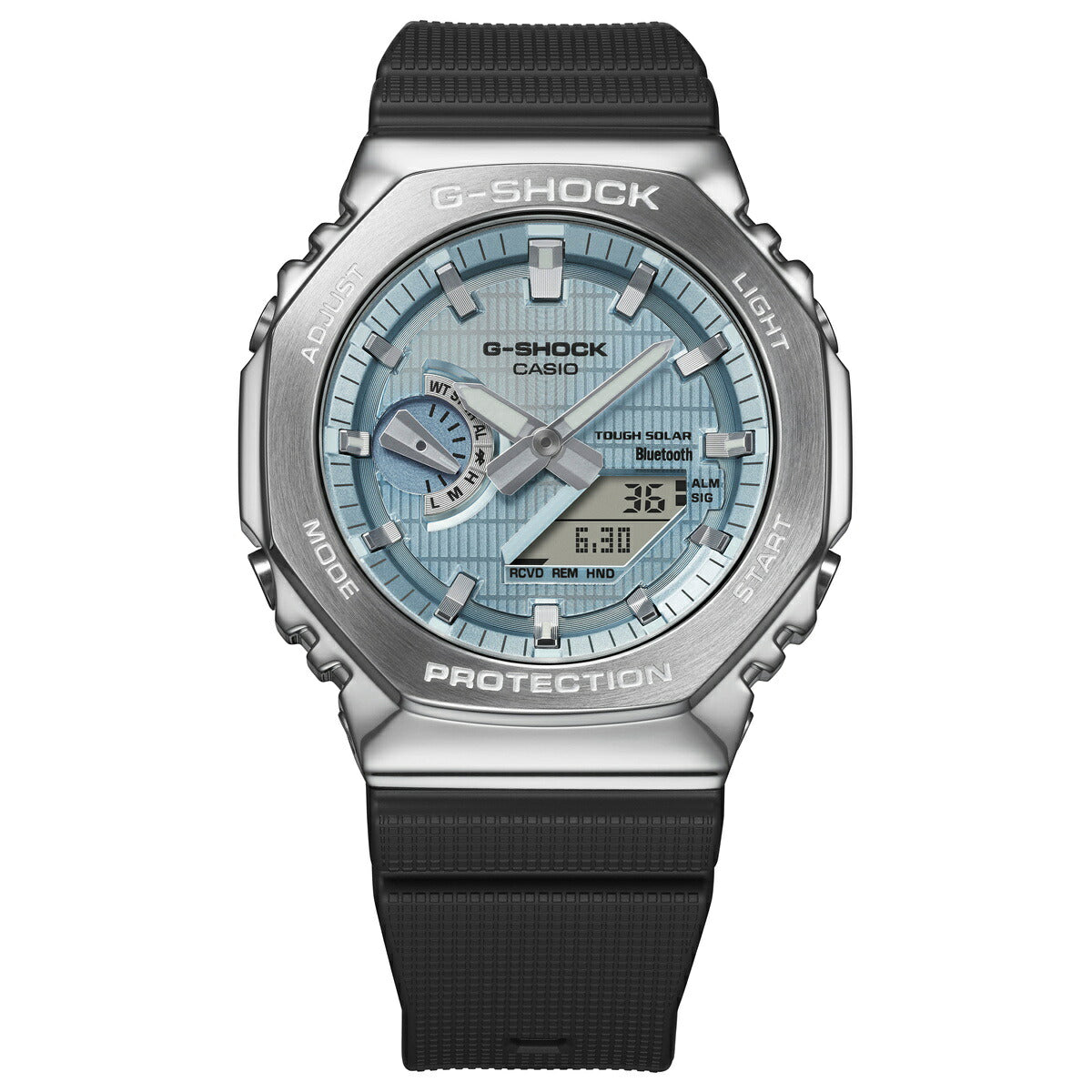 G-SHOCK カシオ Gショック CASIO アナデジ 腕時計 メンズ GBM-2100A-1A2JF ブルー メタルカバー【2024 新作】