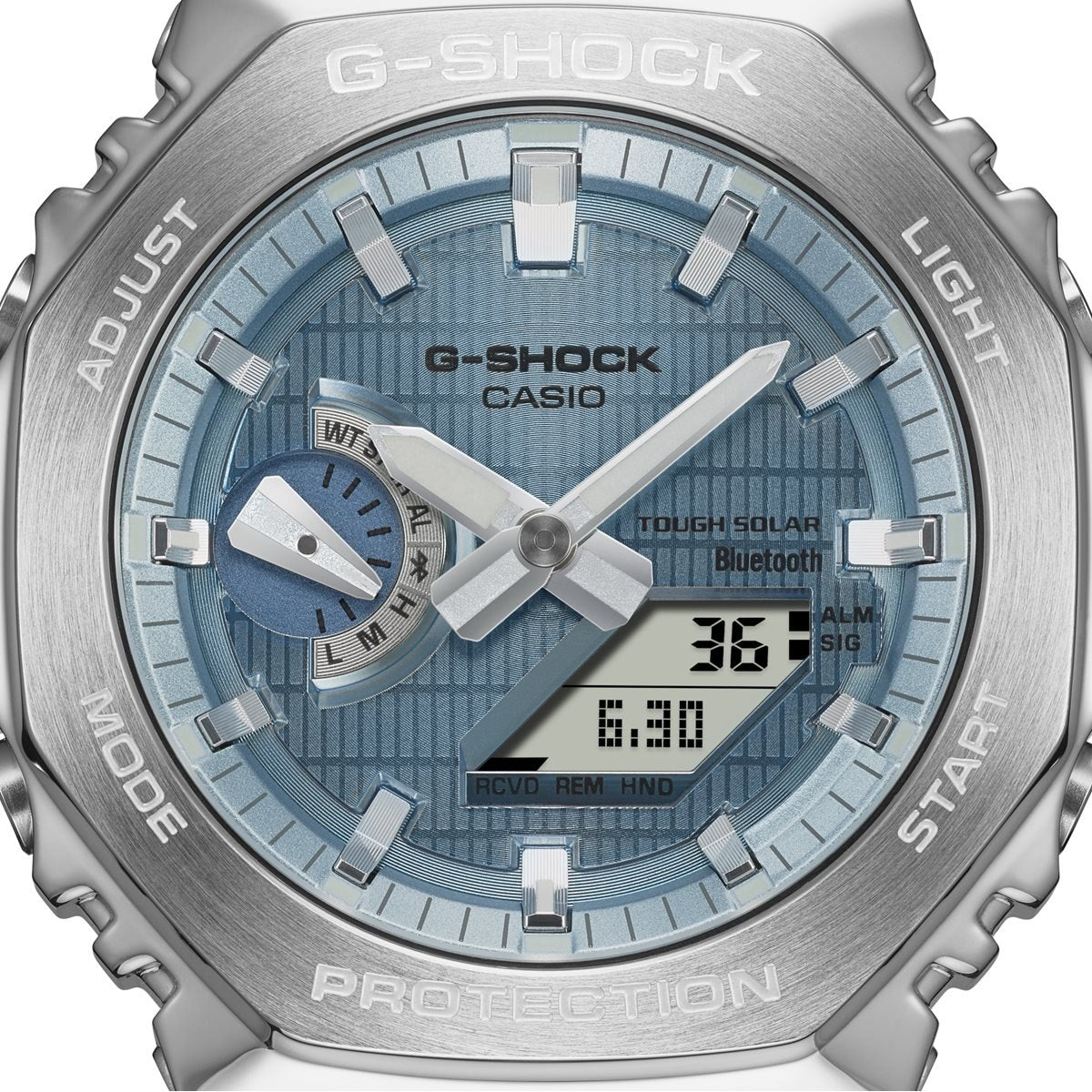 G-SHOCK カシオ Gショック CASIO アナデジ 腕時計 メンズ GBM-2100A-1A2JF ブルー メタルカバー【2024 新作】