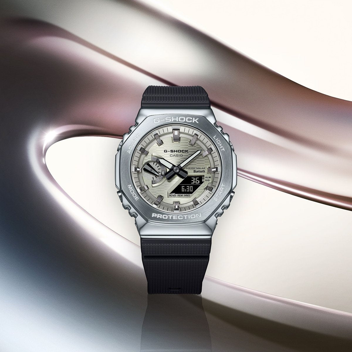 G-SHOCK カシオ Gショック CASIO アナデジ 腕時計 メンズ GBM-2100A-8BJF メタルベゼル