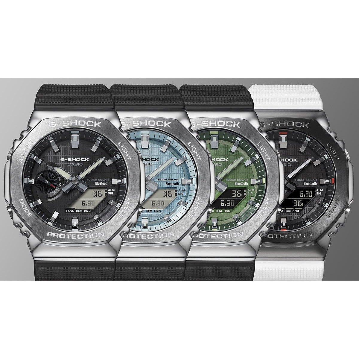 G-SHOCK カシオ Gショック CASIO 限定モデル アナデジ 腕時計 メンズ GBM-2100B-7AJF メタルカバー【2025 新作】