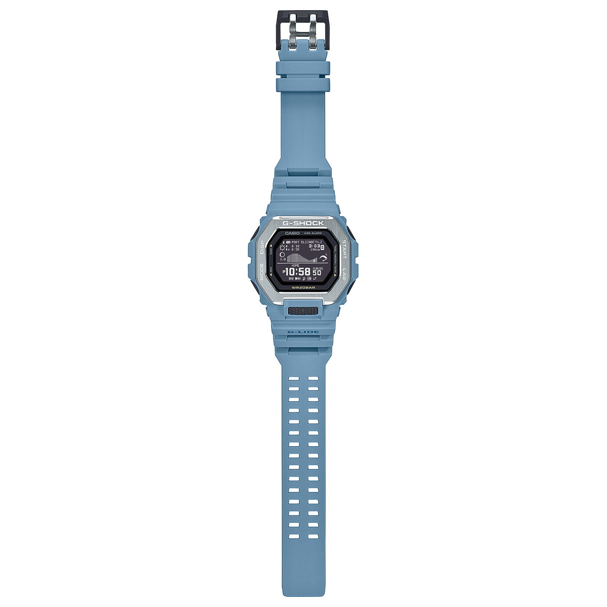 G-SHOCK カシオ G-LIDE Gショック Gライド デジタル 腕時計 メンズ CASIO GBX-100-2AJF ブルー 海 イメージ【2024 新作】