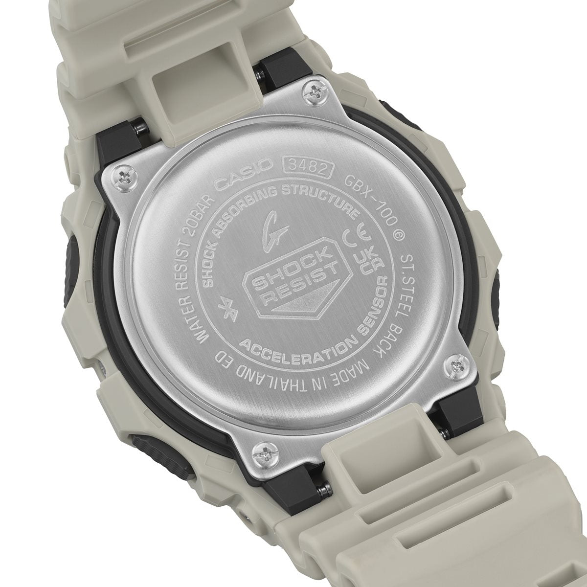 G-SHOCK カシオ G-LIDE Gショック Gライド デジタル 腕時計 メンズ CASIO GBX-100-8JF ベージュ 砂浜 イメージ【2024 新作】