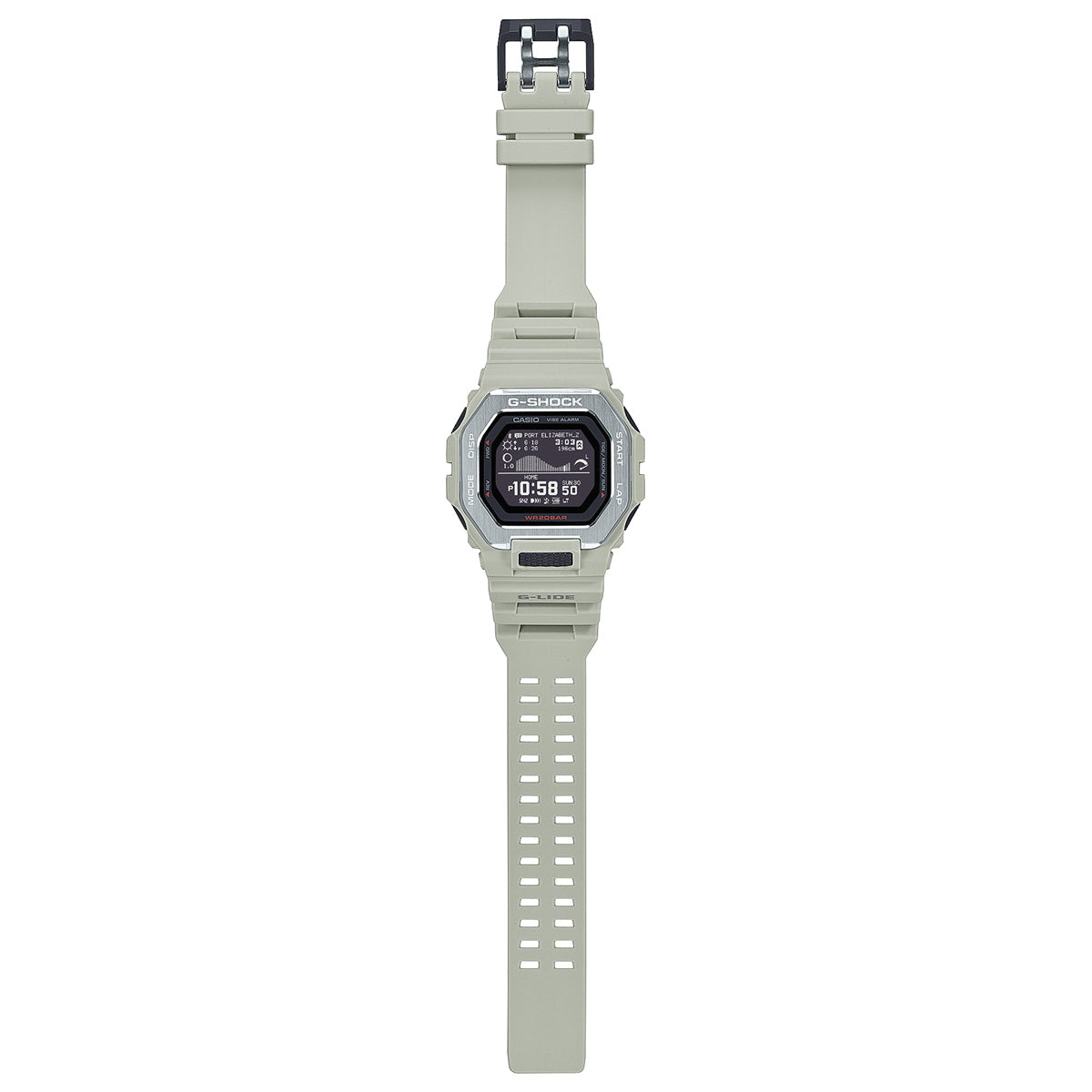 G-SHOCK カシオ G-LIDE Gショック Gライド デジタル 腕時計 メンズ CASIO GBX-100-8JF ベージュ 砂浜 イメージ【2024 新作】