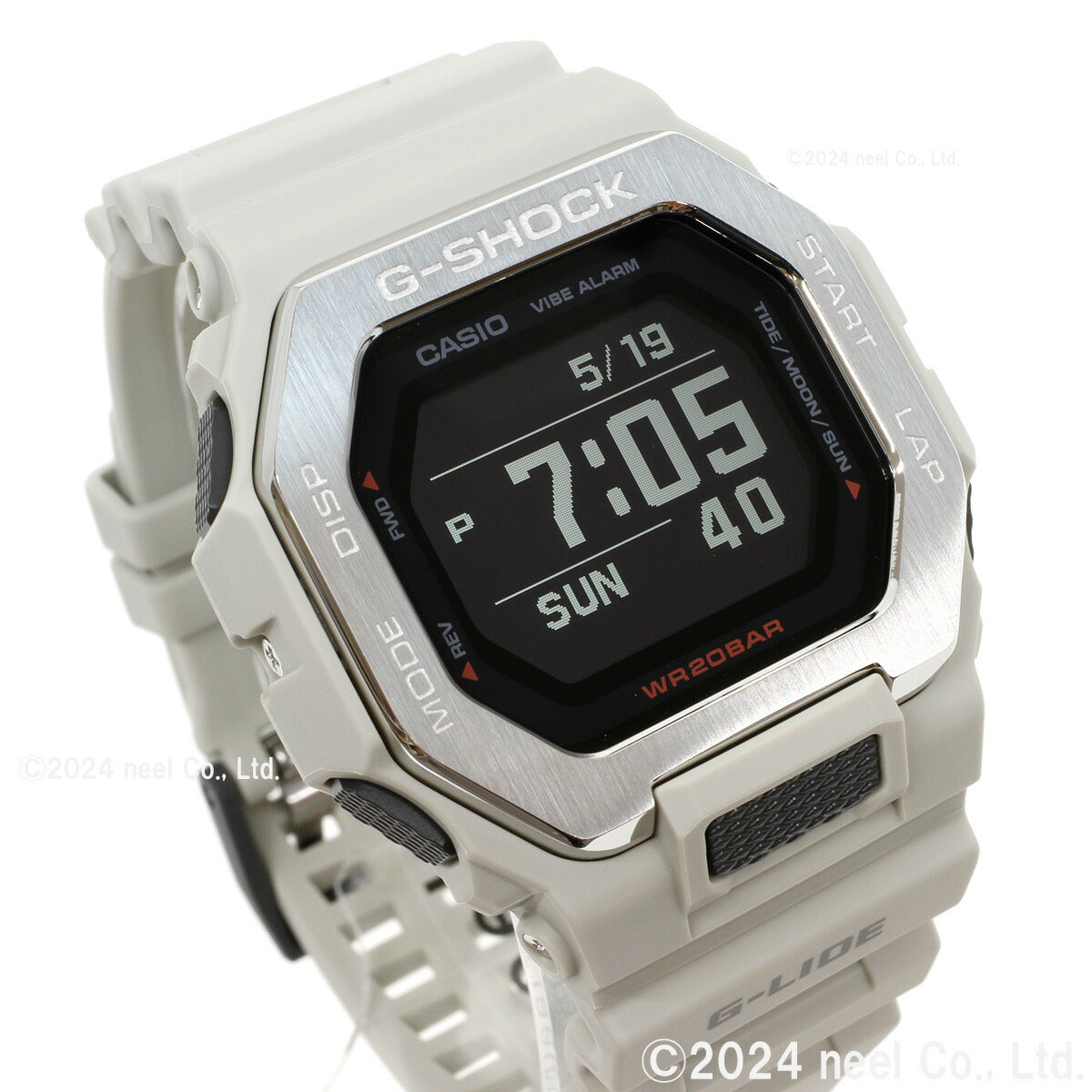 G-SHOCK カシオ G-LIDE Gショック Gライド デジタル 腕時計 メンズ CASIO GBX-100-8JF ベージュ 砂浜 イメージ【2024 新作】