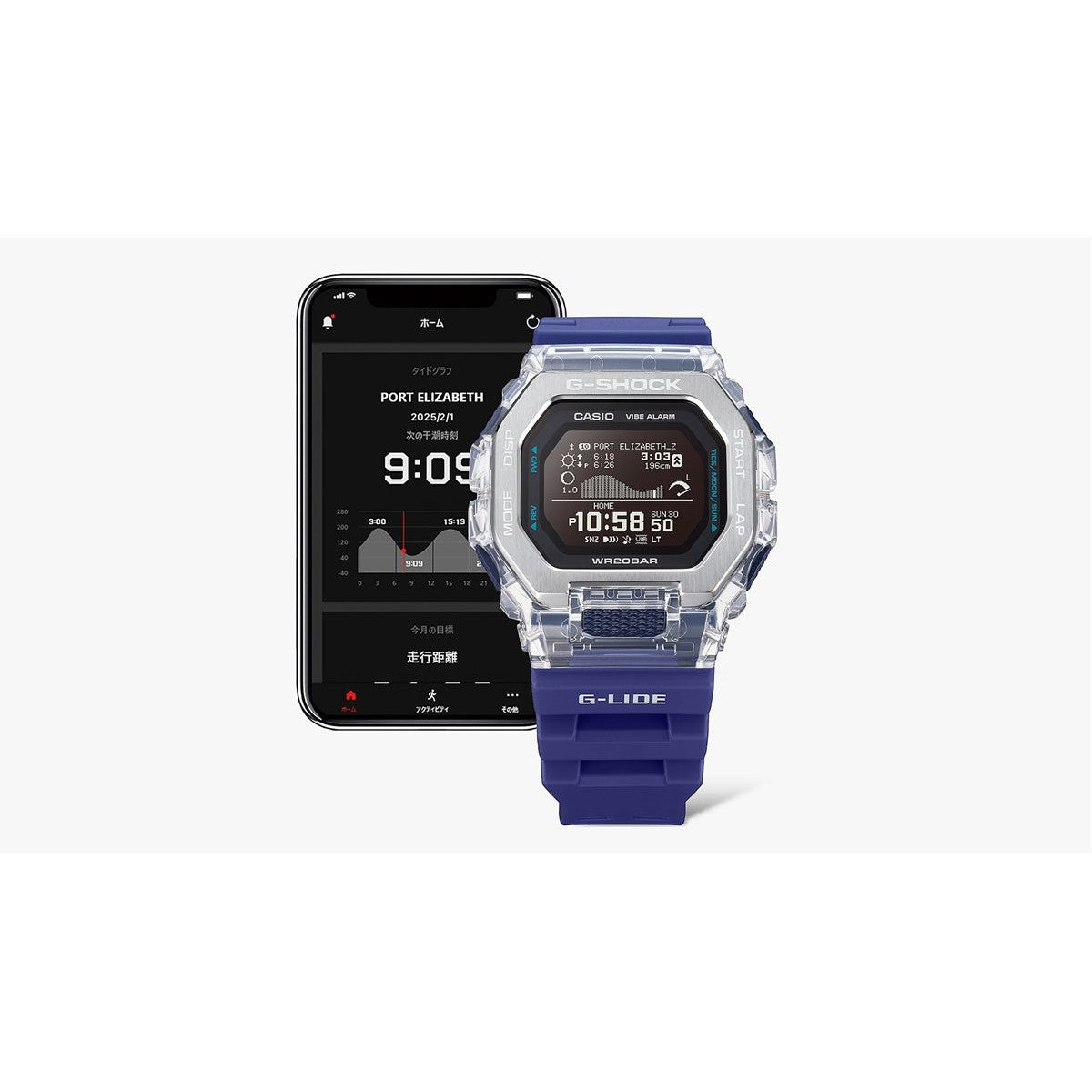 G-SHOCK カシオ G-LIDE Gショック Gライド デジタル 腕時計 メンズ CASIO GBX-100S-2JF【2025 新作】