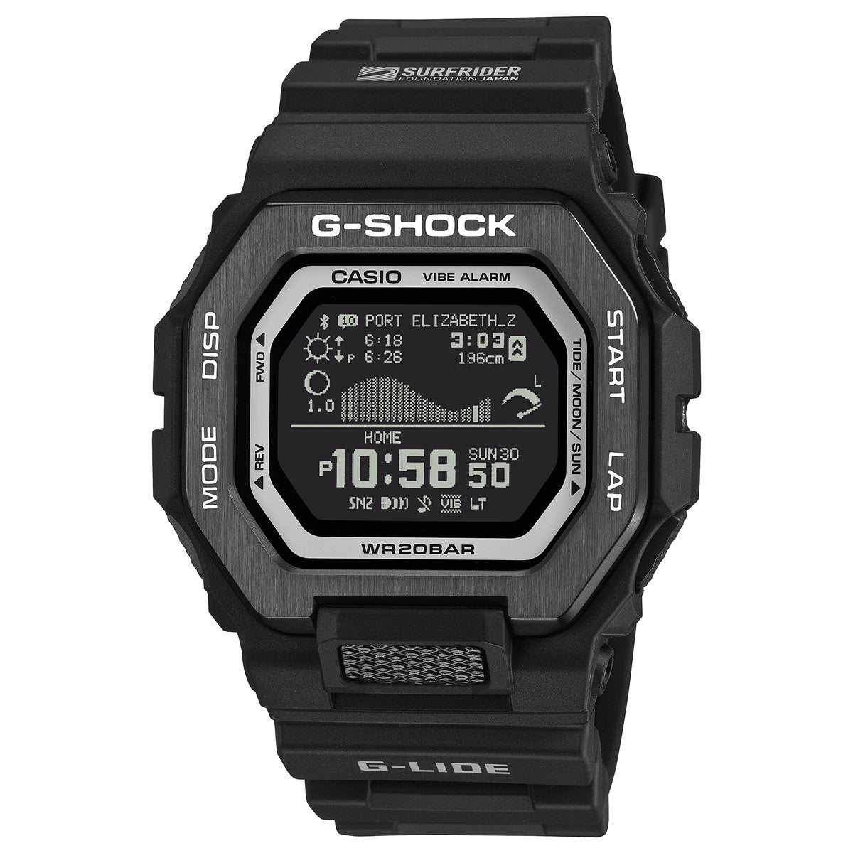 G-SHOCK カシオ G-LIDE Gショック Gライド デジタル SURFRIDER FOUNDATION JAPAN コラボ 限定モデル 腕時計 メンズ CASIO GBX-100SFJ-1JR【2026 新作】