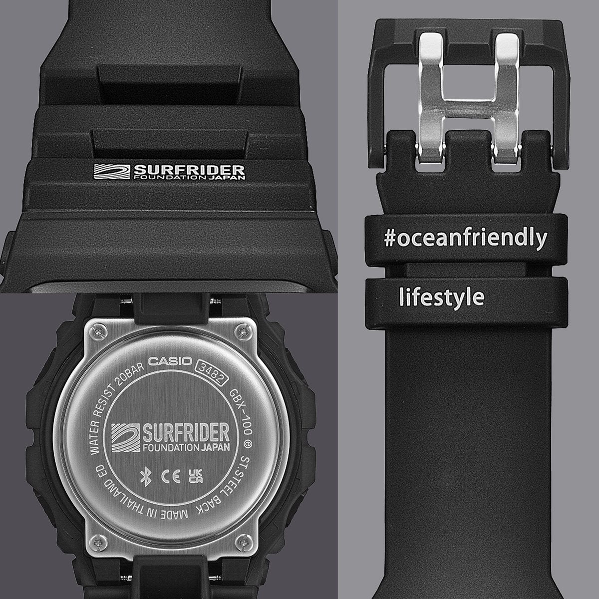 G-SHOCK カシオ G-LIDE Gショック Gライド デジタル SURFRIDER FOUNDATION JAPAN コラボ 限定モデル 腕時計 メンズ CASIO GBX-100SFJ-1JR【2026 新作】