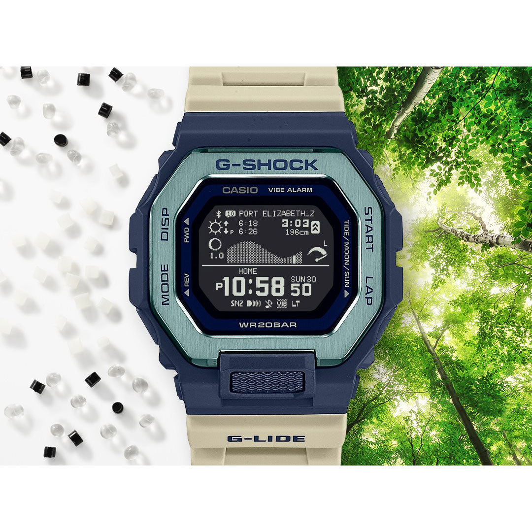 G-SHOCK カシオ G-LIDE Gショック Gライド デジタル 腕時計 メンズ CASIO GBX-100TT-2JF タイムトラベル サーフィン イメージ