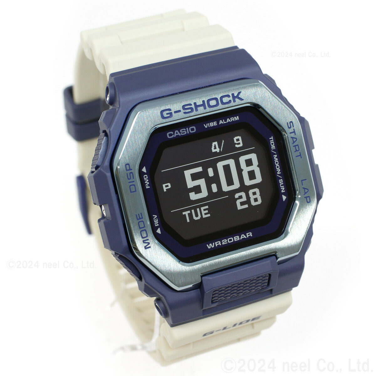 G-SHOCK カシオ G-LIDE Gショック Gライド デジタル 腕時計 メンズ CASIO GBX-100TT-2JF タイムトラベル サーフィン イメージ