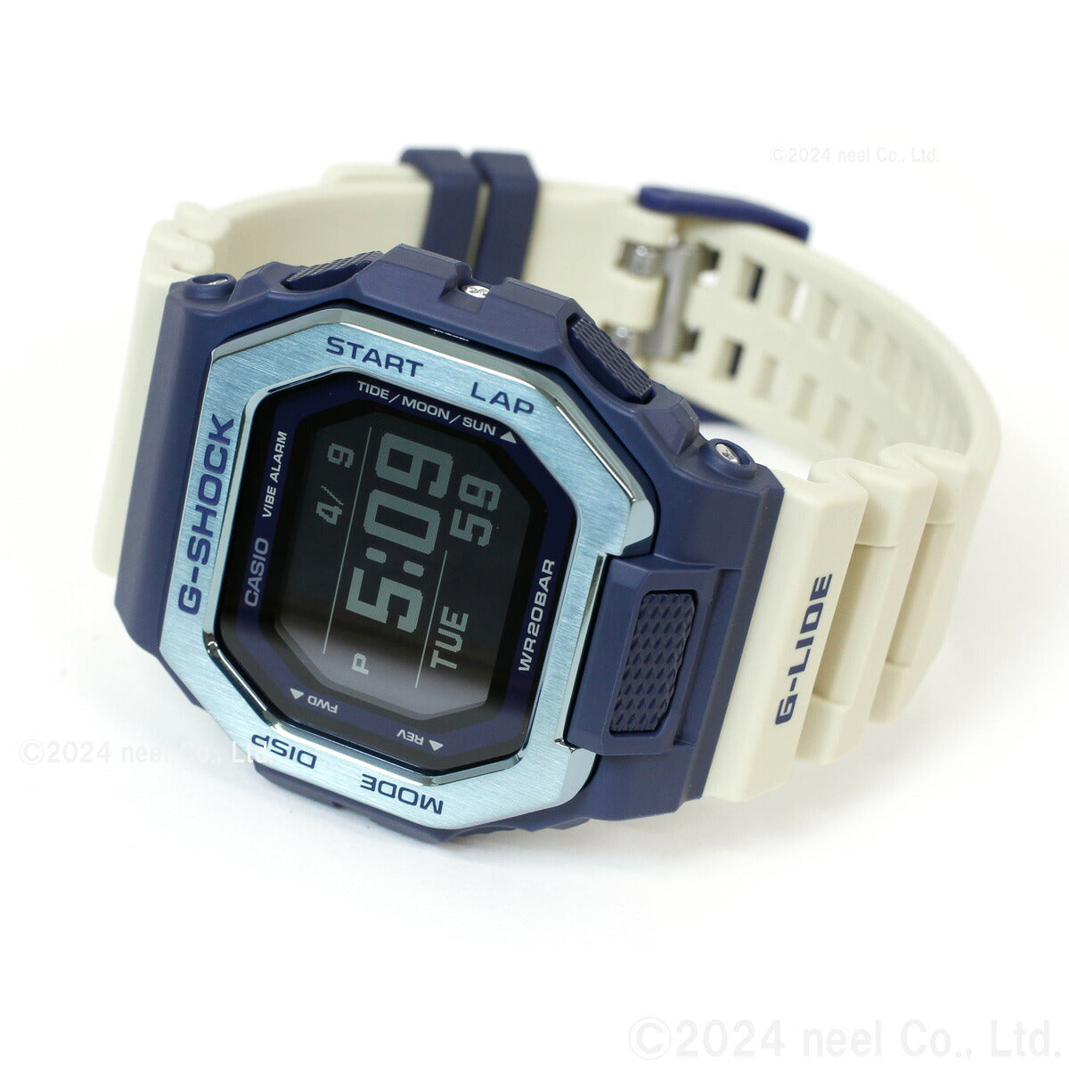 G-SHOCK カシオ G-LIDE Gショック Gライド デジタル 腕時計 メンズ CASIO GBX-100TT-2JF タイムトラベル サーフィン イメージ