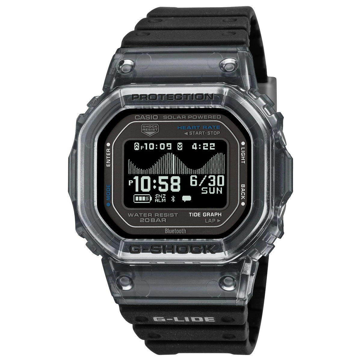 G-SHOCK カシオ G-LIDE Gショック Gライド デジタル 腕時計 メンズ CASIO GBX-H5600-1JR ブラック【2026 新作】