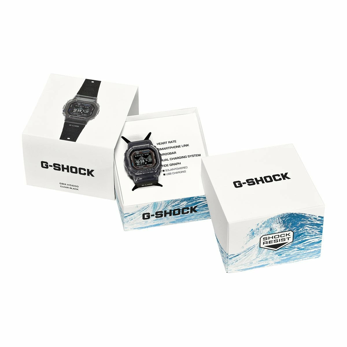 G-SHOCK カシオ G-LIDE Gショック Gライド デジタル 腕時計 メンズ CASIO GBX-H5600-1JR ブラック【2026 新作】