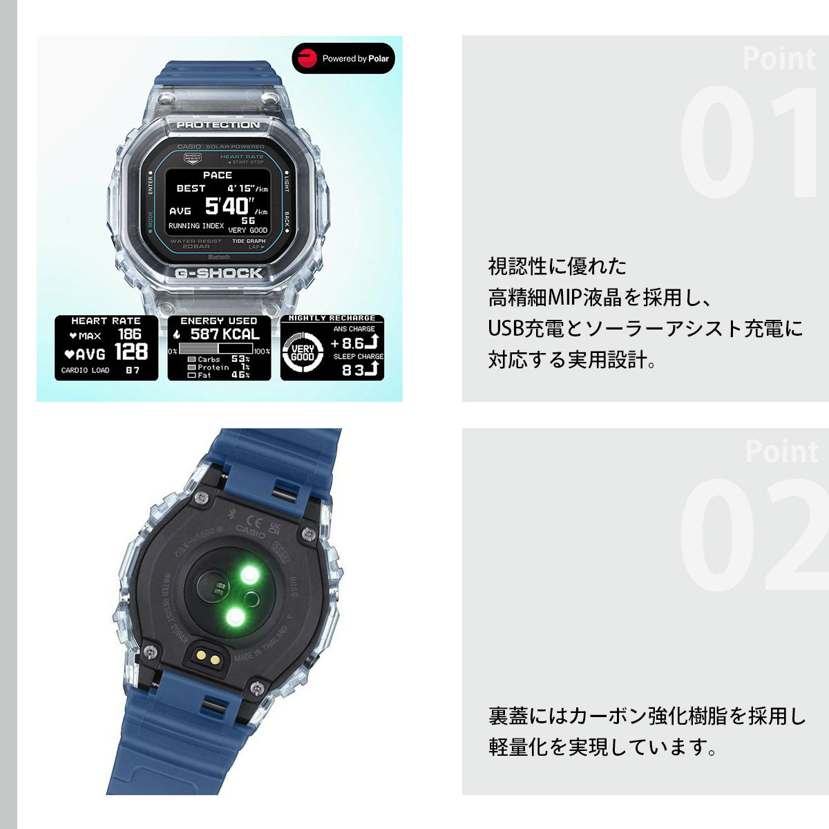 G-SHOCK カシオ G-LIDE Gショック Gライド デジタル 腕時計 メンズ CASIO GBX-H5600-2JR ブルー【2026 新作】