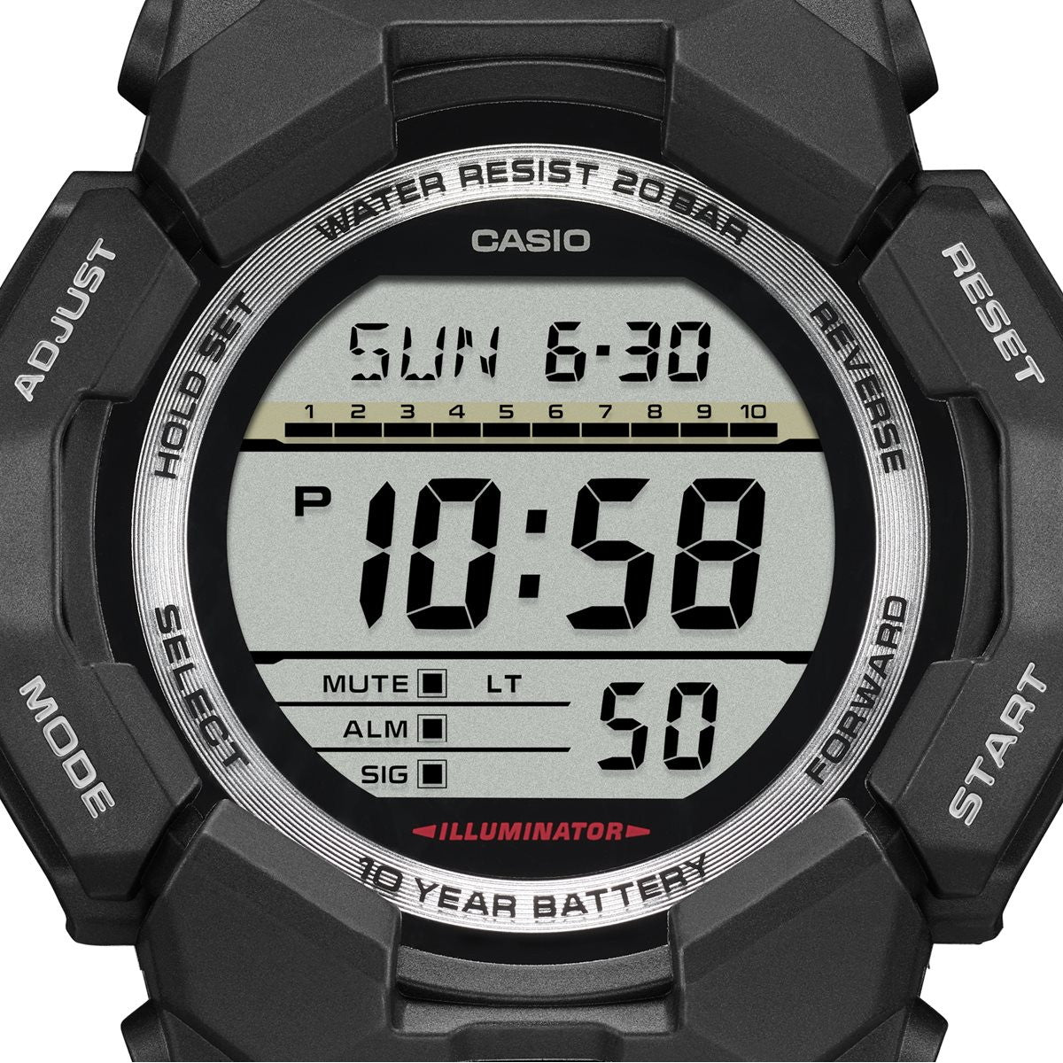 G-SHOCK デジタル カシオ Gショック CASIO 腕時計 メンズ GD-010-1JF ブラック【2024 新作】