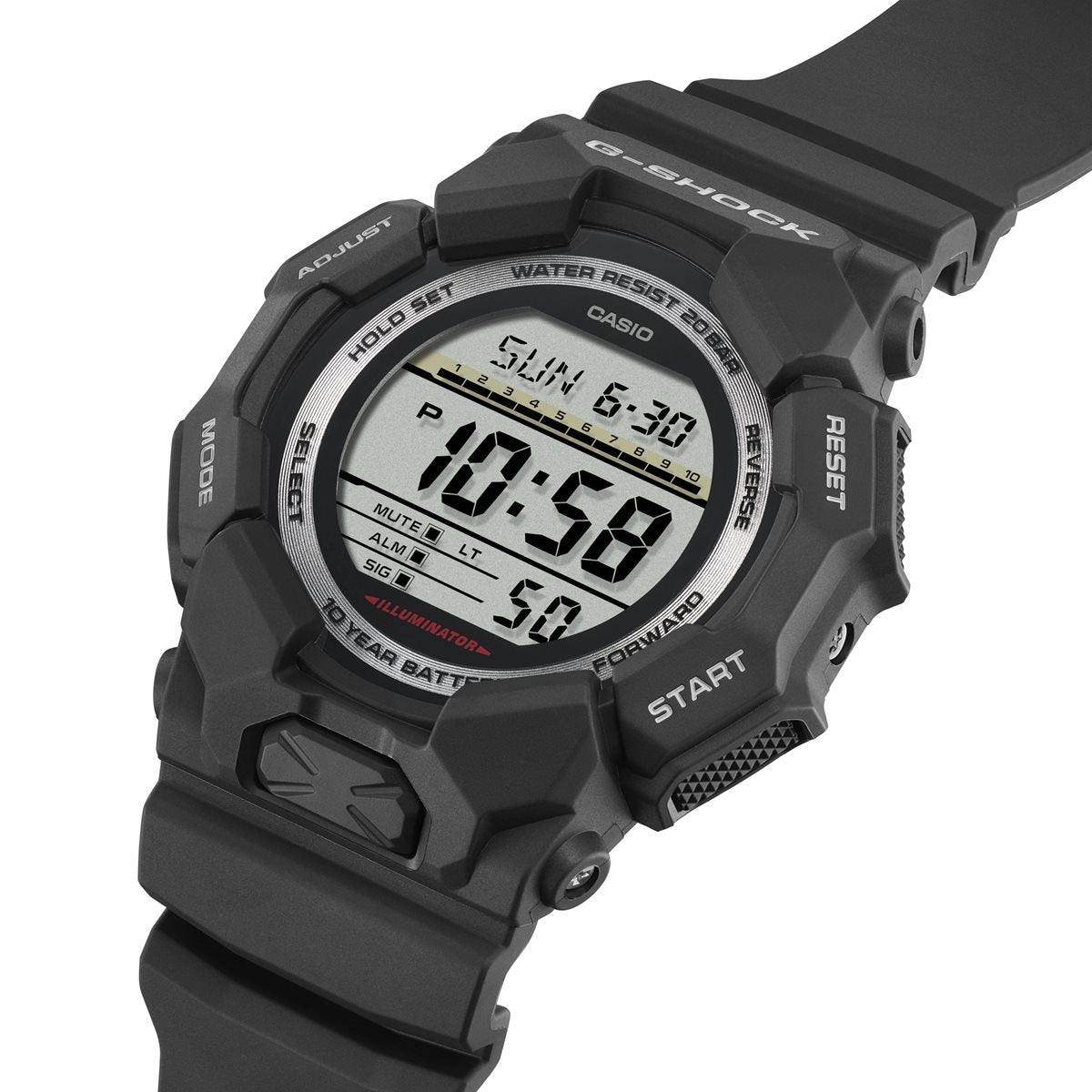 G-SHOCK デジタル カシオ Gショック CASIO 腕時計 メンズ GD-010-1JF ブラック【2024 新作】