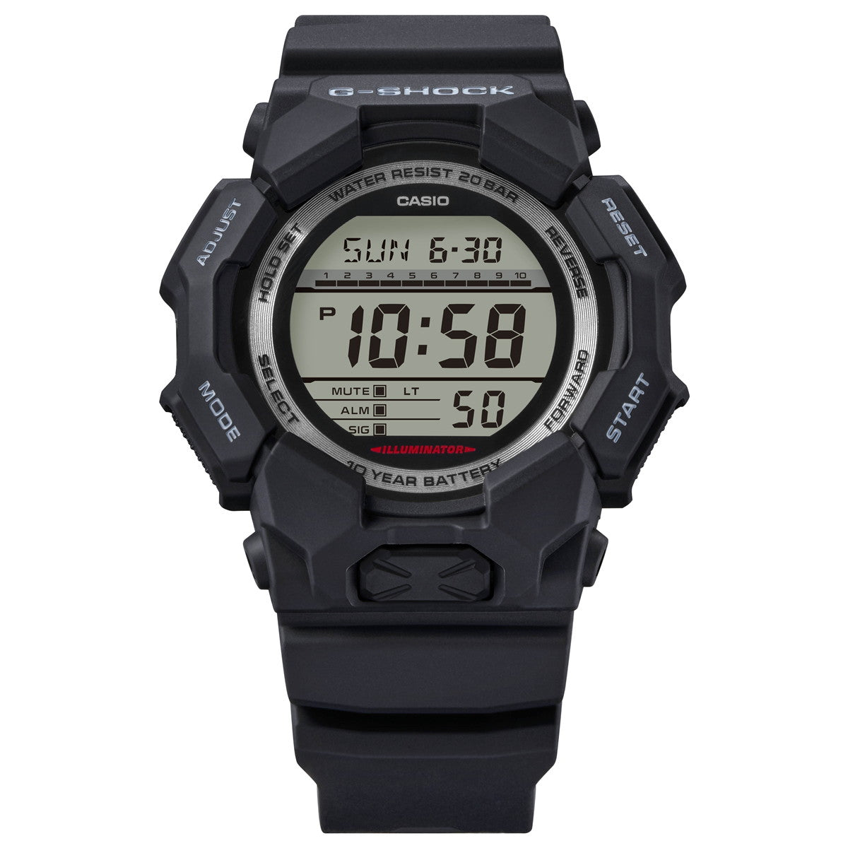 G-SHOCK デジタル カシオ Gショック CASIO 腕時計 メンズ GD-010-1JF ブラック【2024 新作】